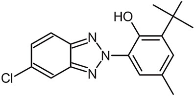 巴斯夫Tinuvin 326分子結(jié)構圖